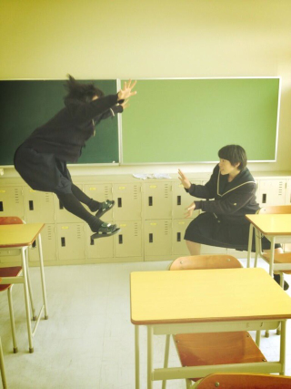 Illustration for article titled Latest Japanese Schoolgirl Trend: Fake Dragon Ball Attacks